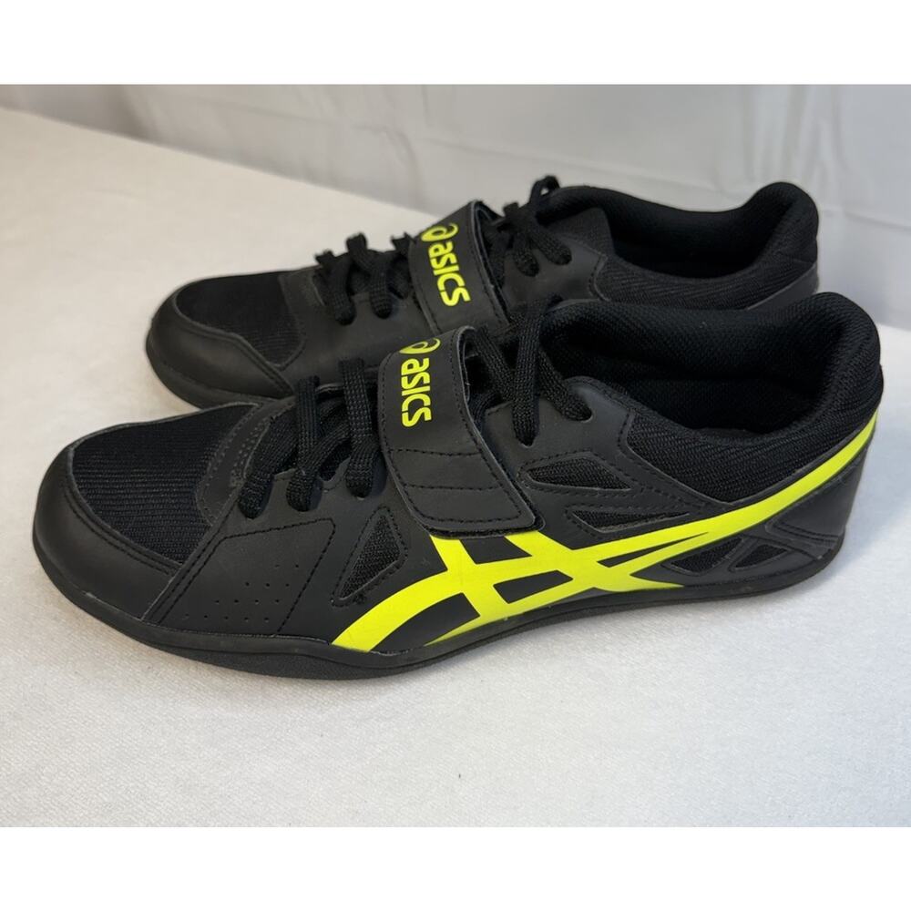Asics Hyper Throw 3 Men’s 8.5 Track And Field Shoes Black Safety Yellow - Picture 3 of 7